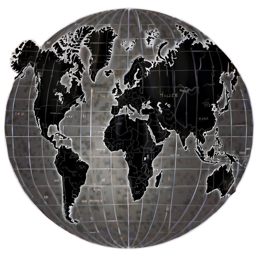 Vintage World Map Vector Png 06262024 PNG image