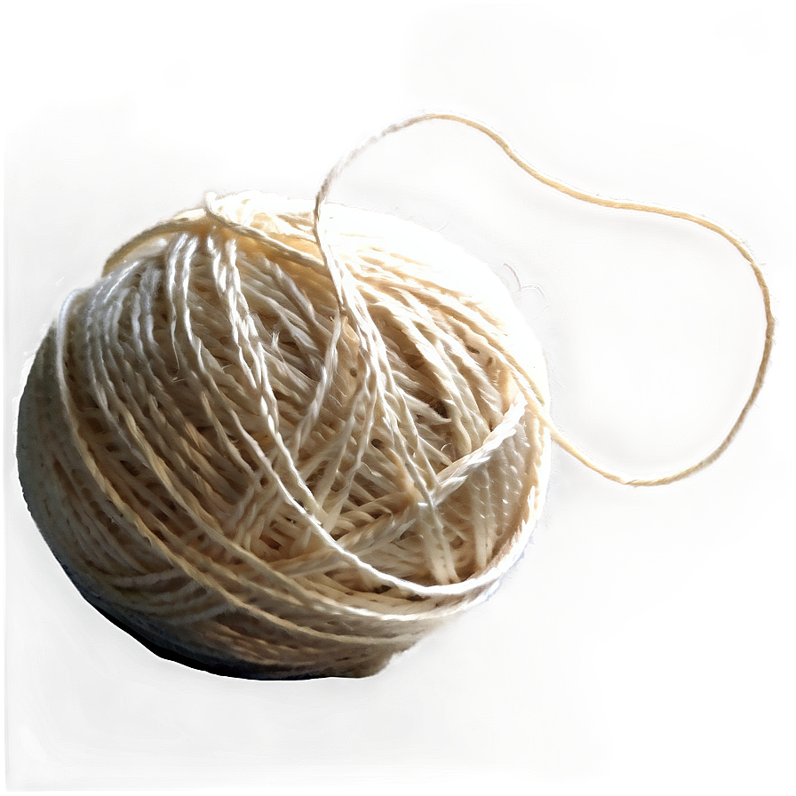 Vintage Yarn Ball Png 06212024 PNG image