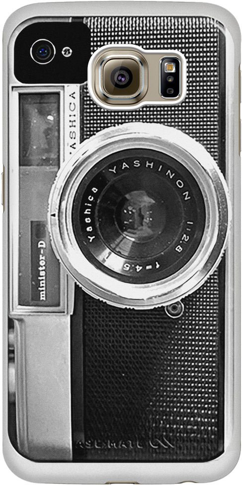 Vintage Yashica Camera Phone Case PNG image