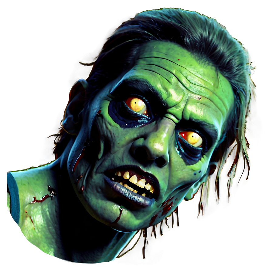 Vintage Zombie Movie Poster Png Aks31 PNG image