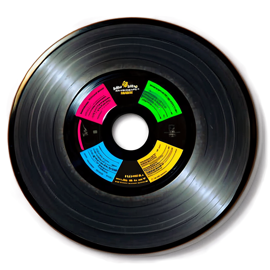 Vinyl Record With Notes Png 65 PNG image