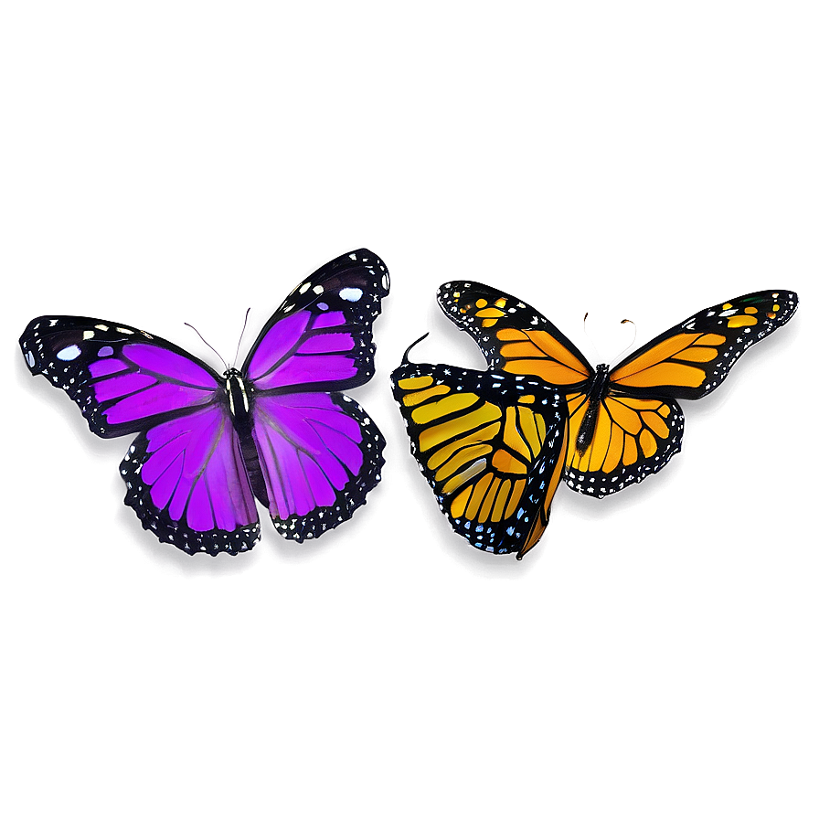 Violet Monarch Butterfly Png 74 PNG image