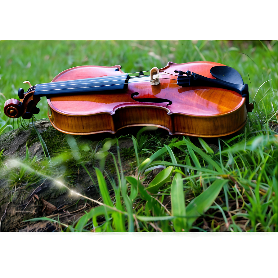Violin In Nature Png 98 PNG image
