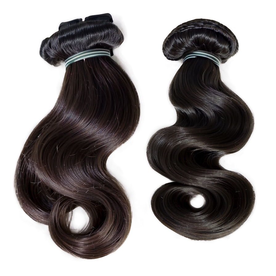 Virgin Human Hair Bundles Png 06122024 PNG image