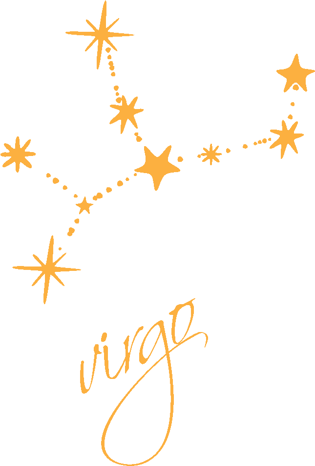 Virgo Zodiac Sign Constellation PNG image