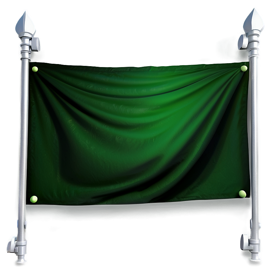 Viridian Green Banner Png 06262024 PNG image