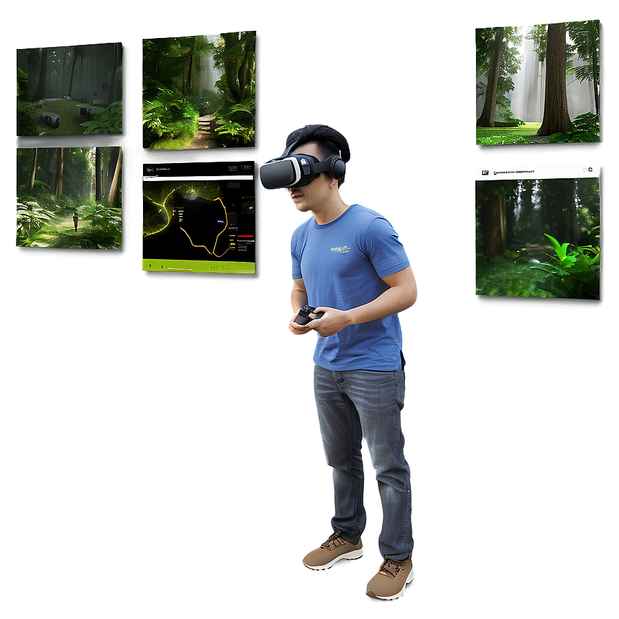 Virtual Reality Environmental Exploration Png 92 PNG image