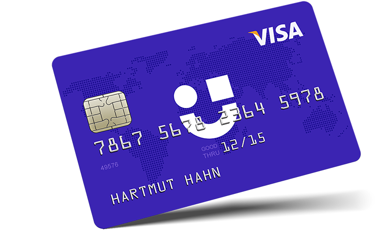 Visa Card Illustration PNG image