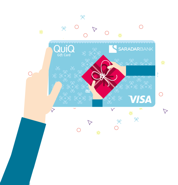 Visa Gift Card Illustration PNG image