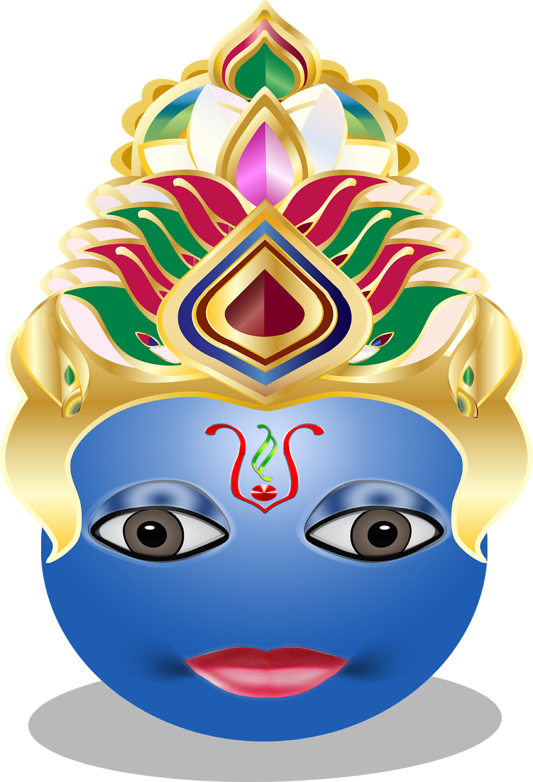 Vishnu Iconic Representation PNG image