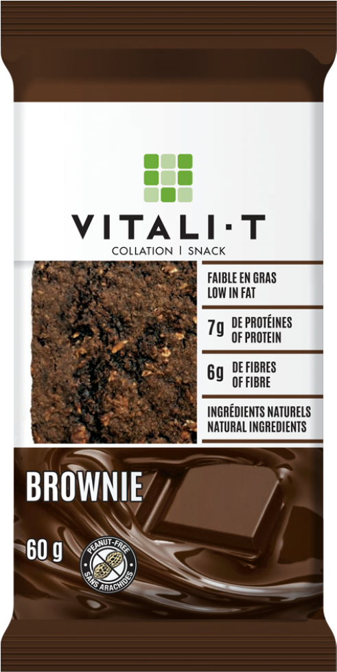 Vitali T Protein Brownie Packaging PNG image