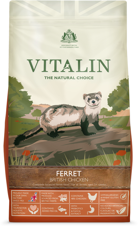 Vitalin Ferret Food British Chicken PNG image