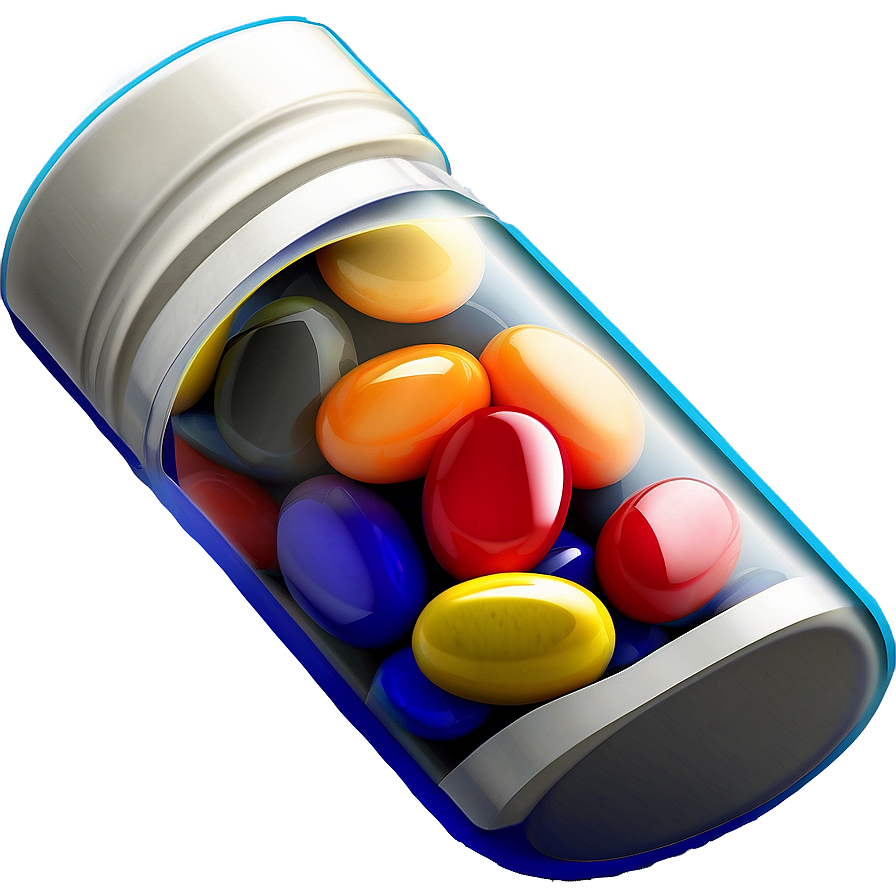 Vitamins Pill Bottle Png 7 PNG image