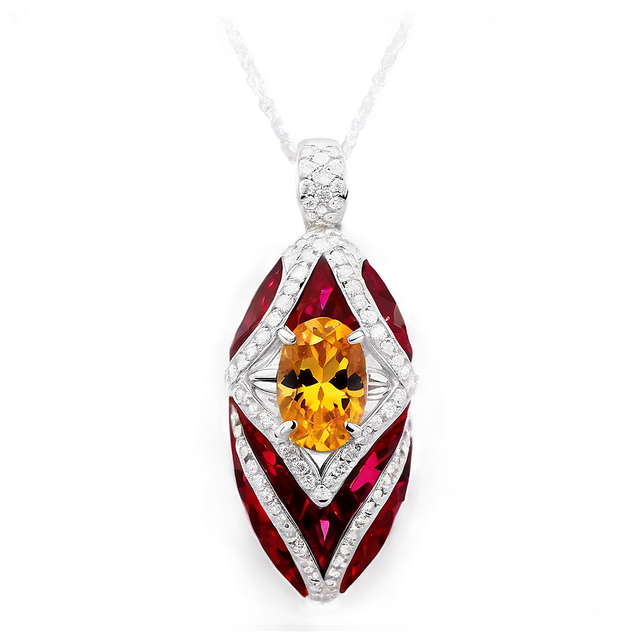 Vivid Diamond Pendant Png 05032024 PNG image