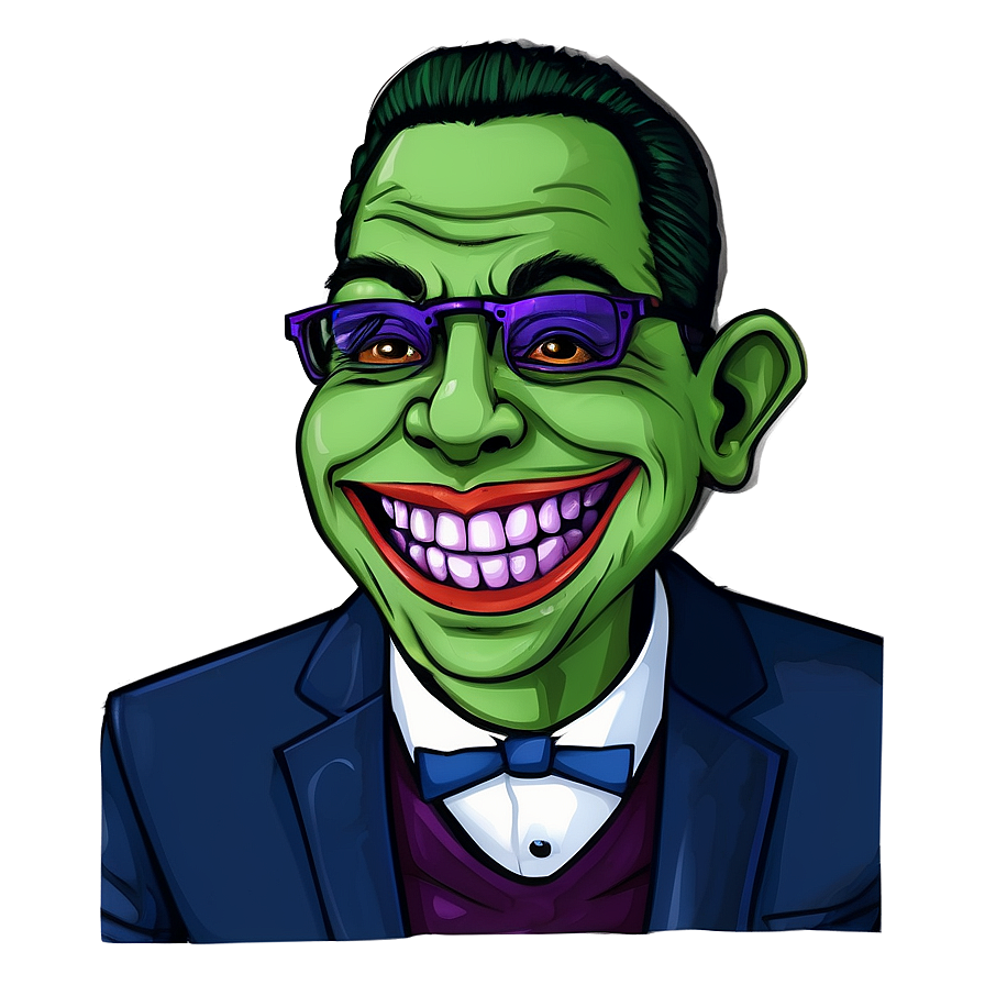 Vivid Trollface Illustration Png 67 PNG image