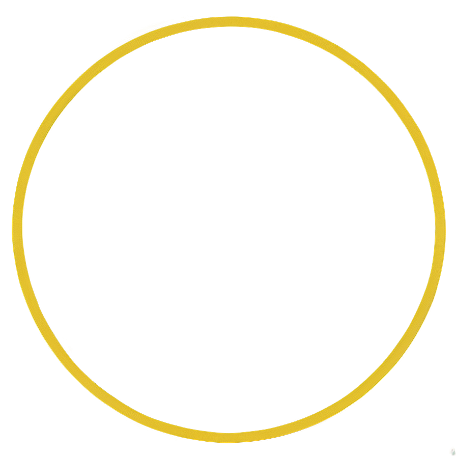 Vivid Yellow Circle Diagram Png 06122024 PNG image