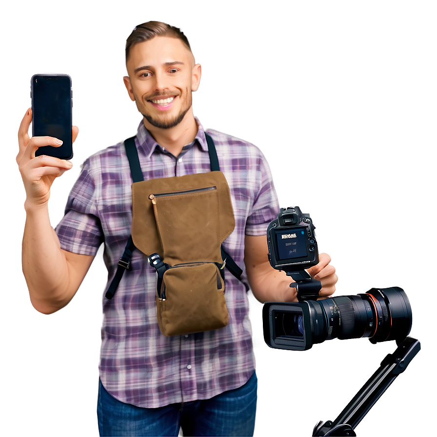 Vlogging Gear For Beginners Png Fpq PNG image