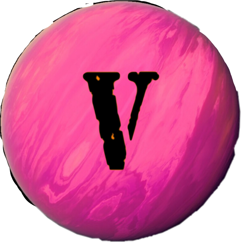 Vlone Logoon Pink Sphere PNG image