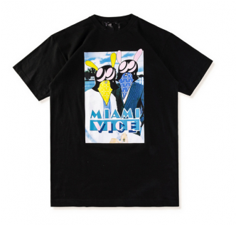 Vlone Miami Vice T Shirt Graphic PNG image