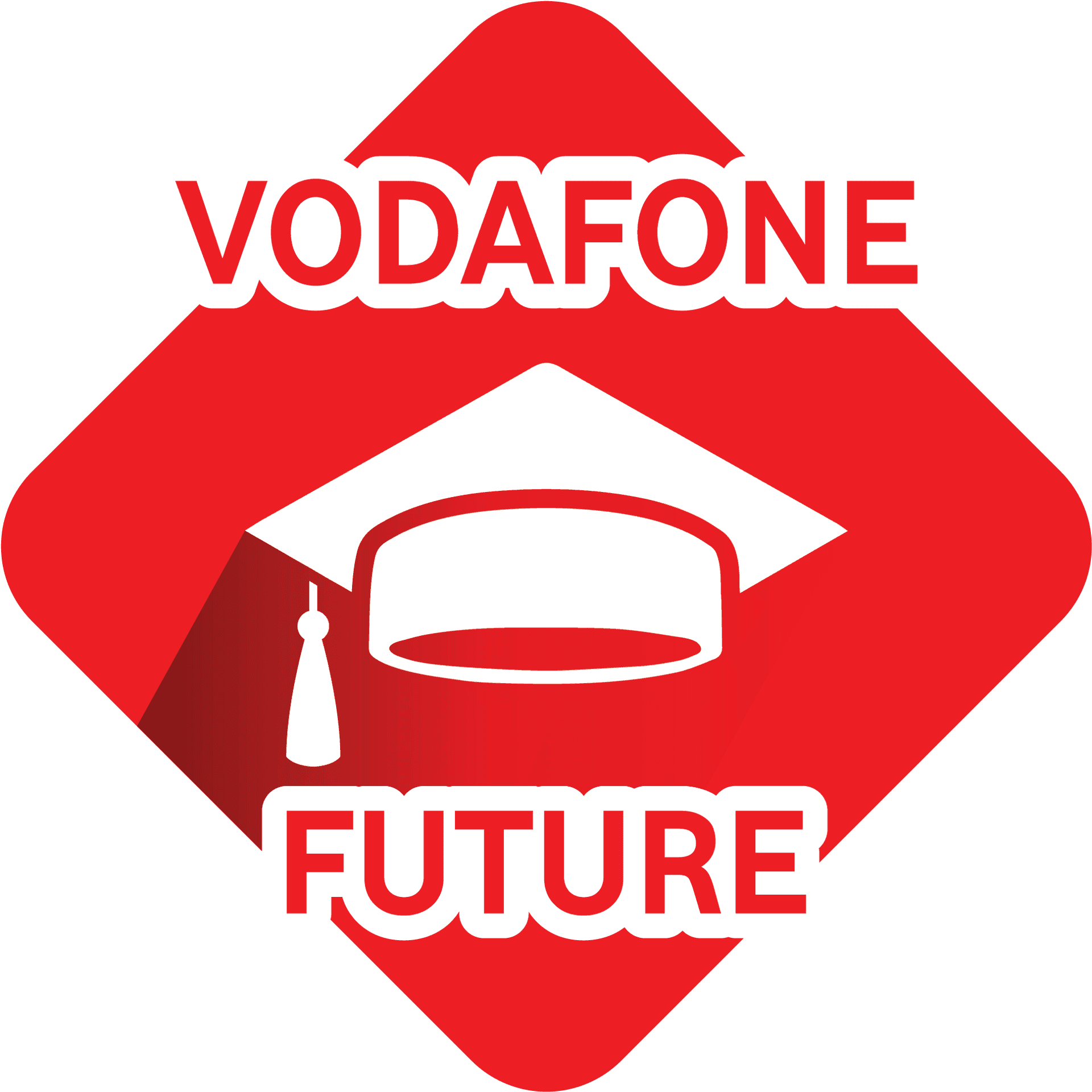 Vodafone Future Graduation Cap Logo PNG image