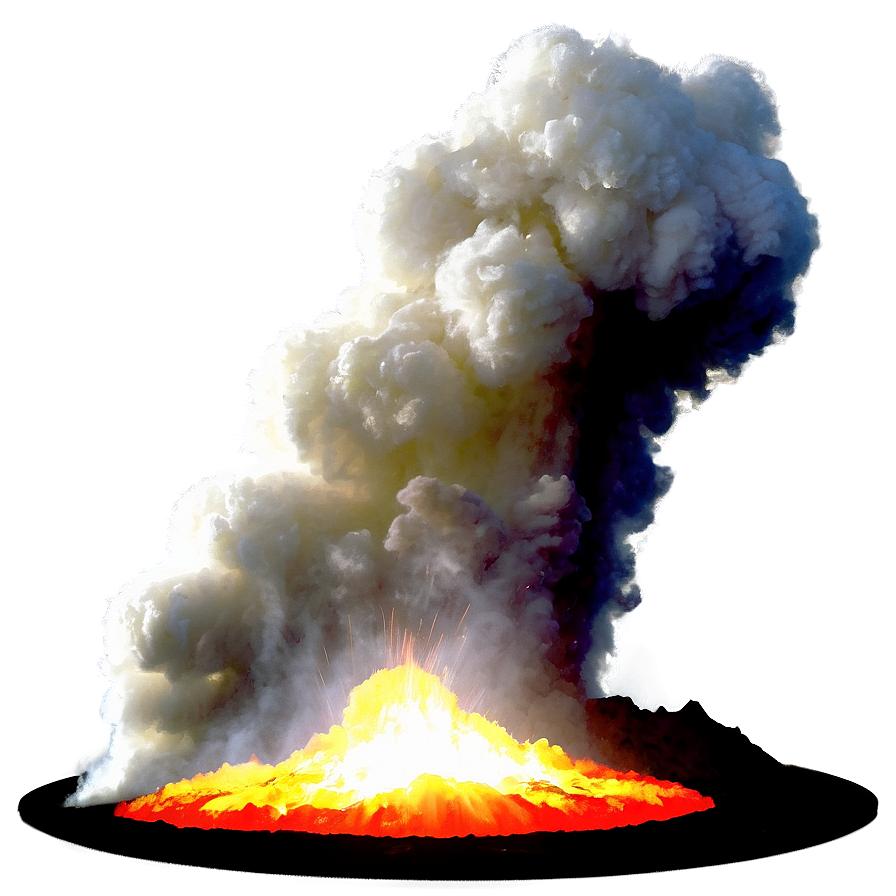 Volcanic Eruption Fire Png A PNG image