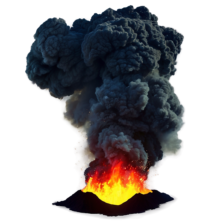 Volcanic Eruption Fire Png C PNG image