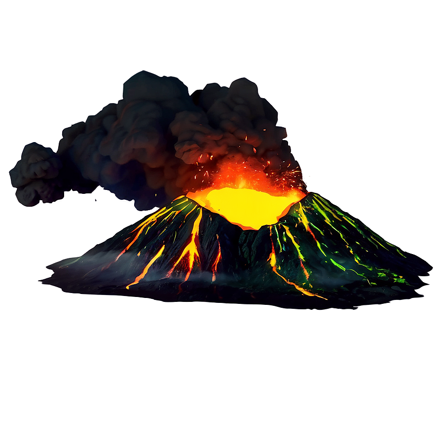 Volcanic Eruption Sequence Png Emm48 PNG image