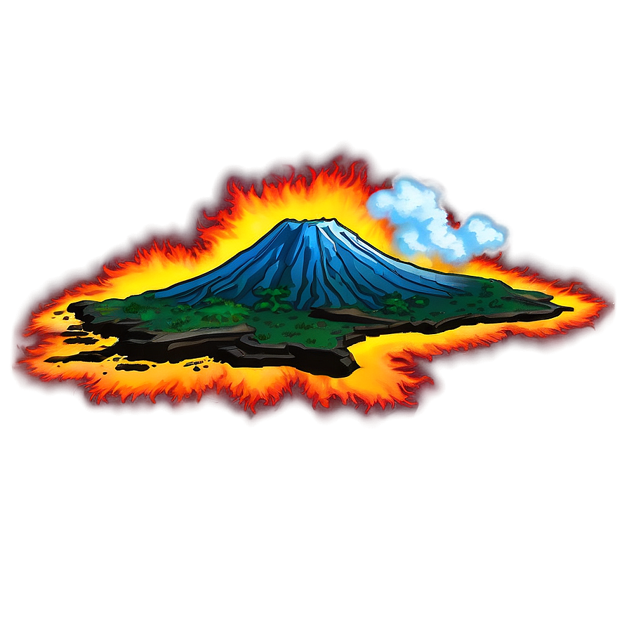 Volcanic Island Paradise Png Sfj67 PNG image