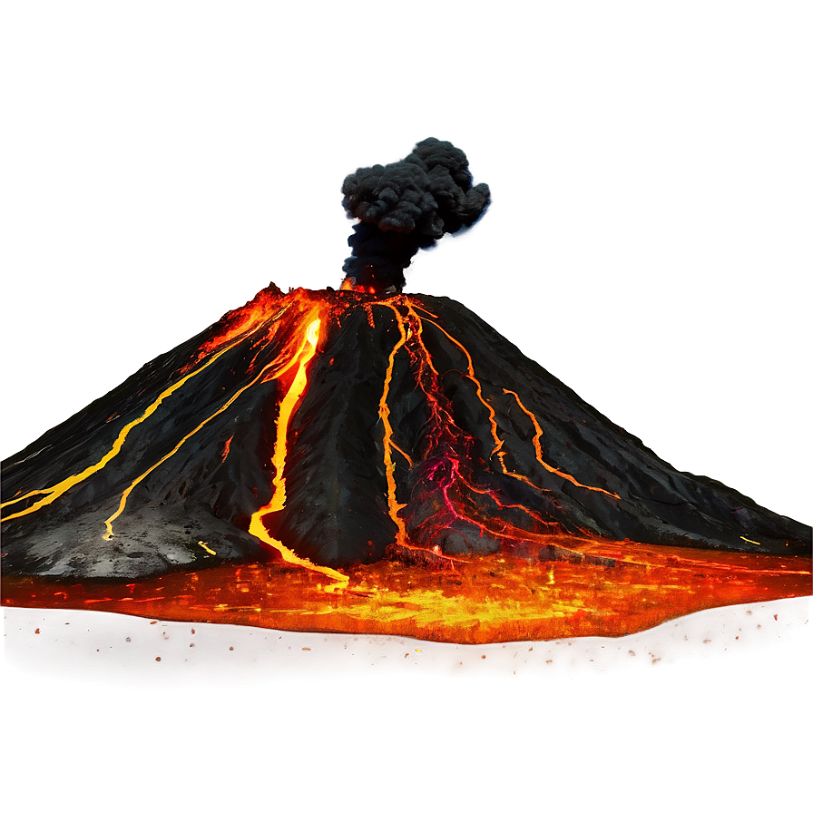 Volcano Eruption Warning Png Glf PNG image