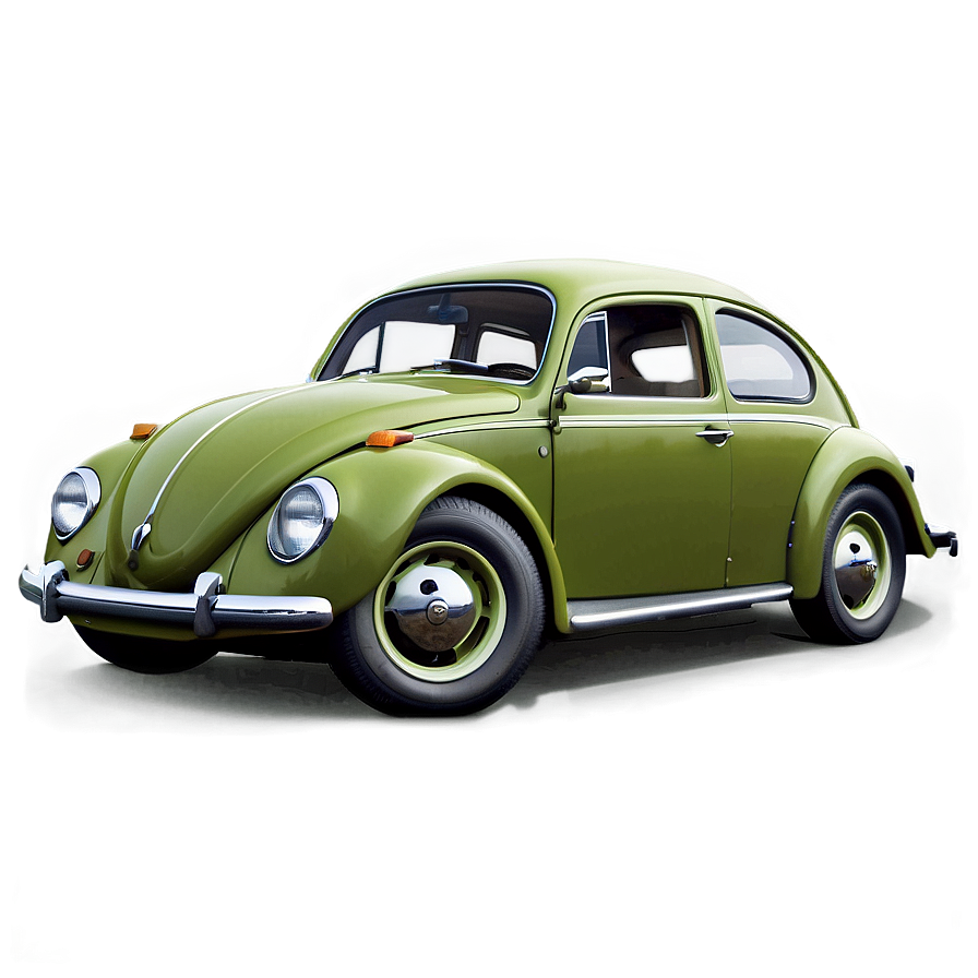 Volkswagen Beetle In Nature Png 06292024 PNG image