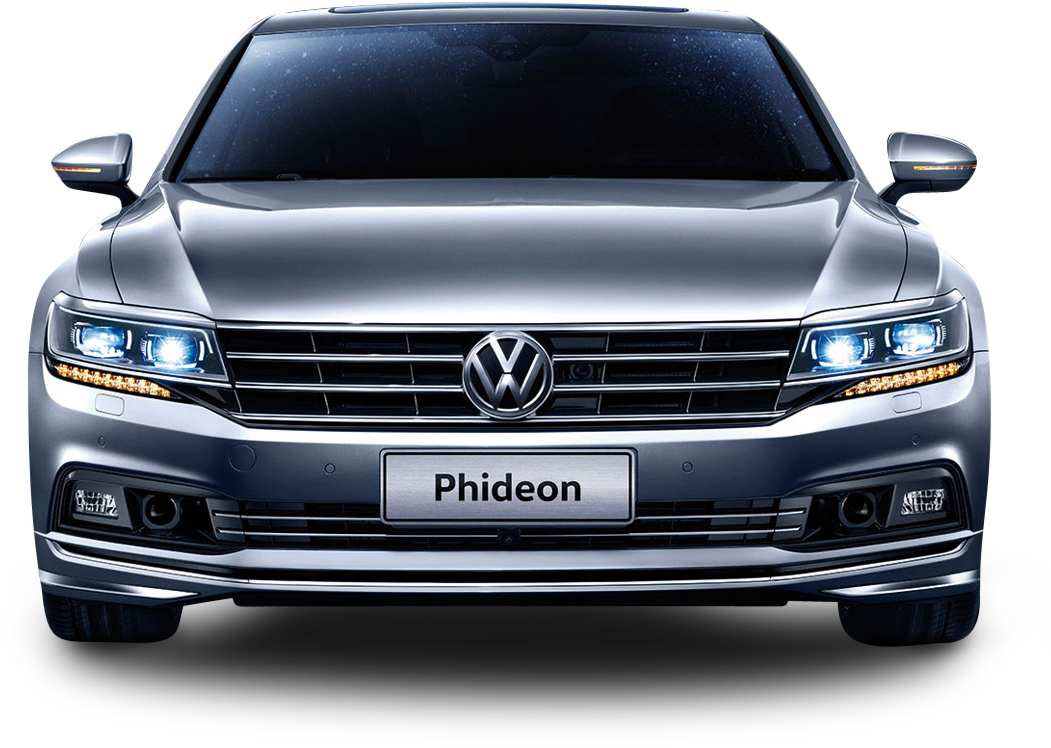 Volkswagen Phideon Front View PNG image