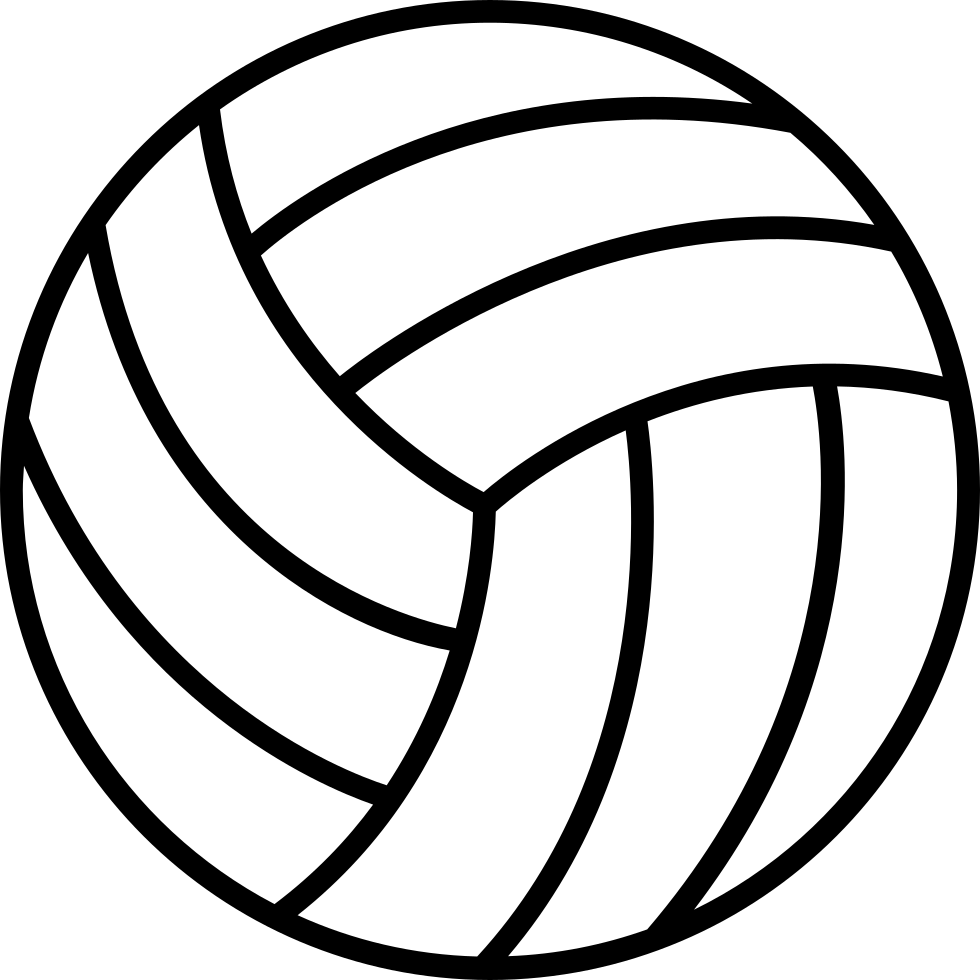 Volleyball Clipart Outline PNG image