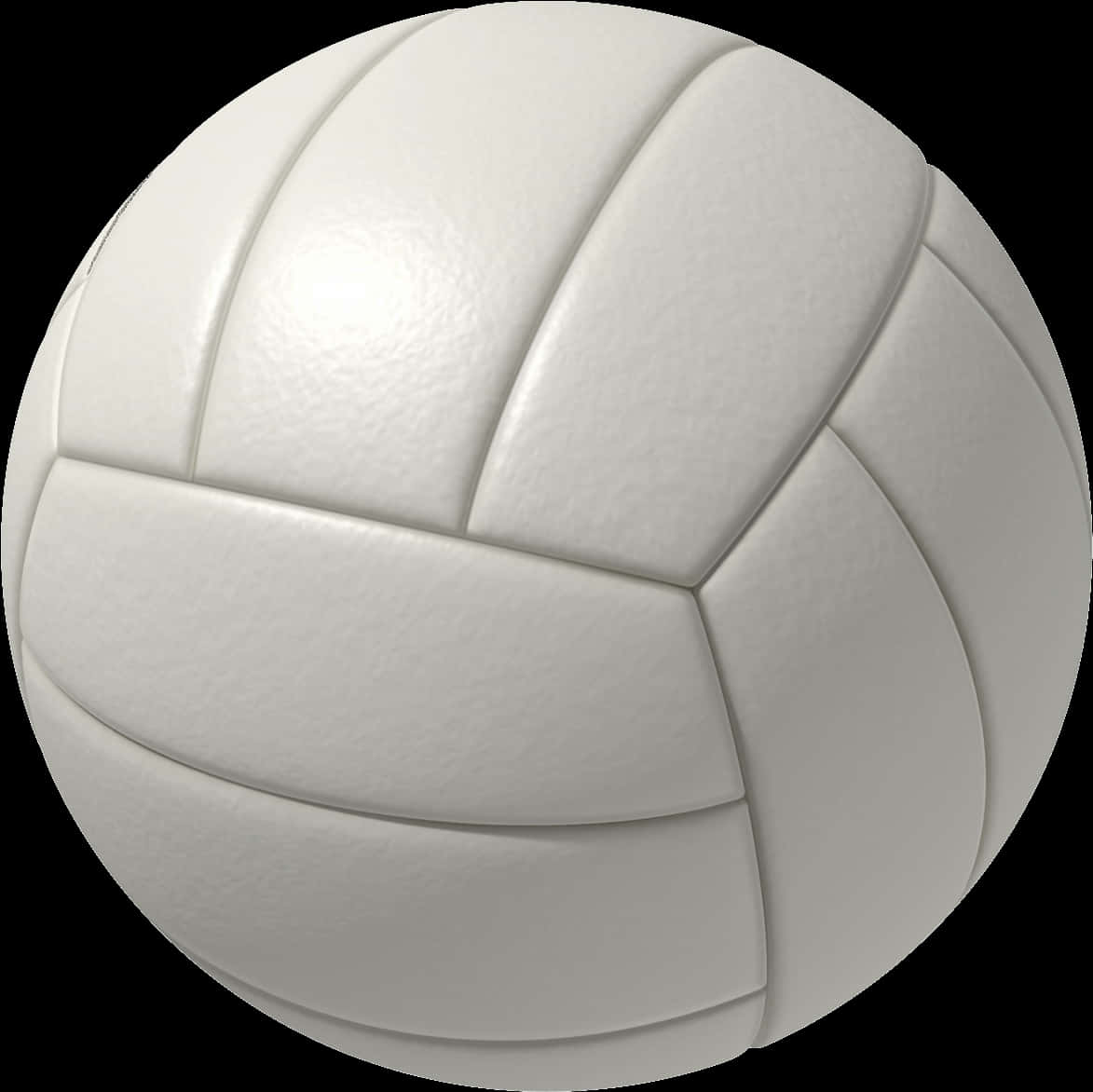 Volleyball Isolatedon Black Background PNG image