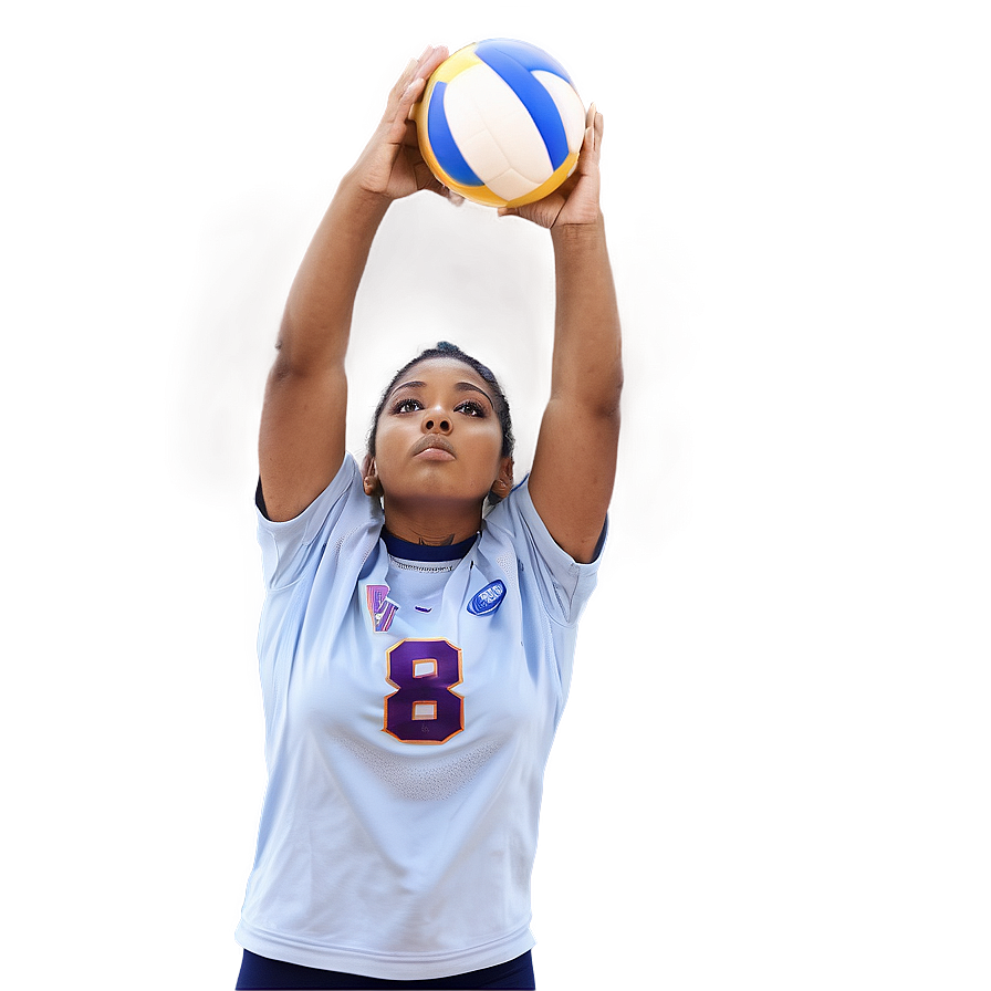 Volleyball Player With Ball Png Jfy51 PNG image