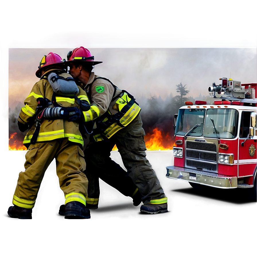 Volunteer Firefighter Png 06122024 PNG image