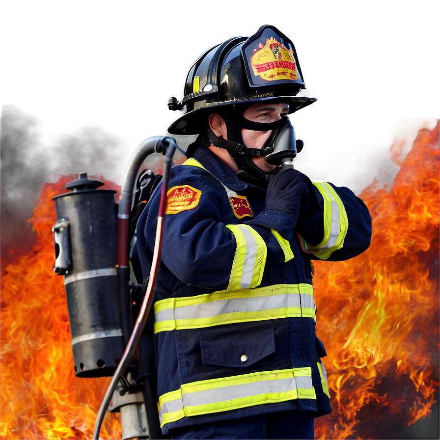 Volunteer Firefighter Png 06122024 PNG image