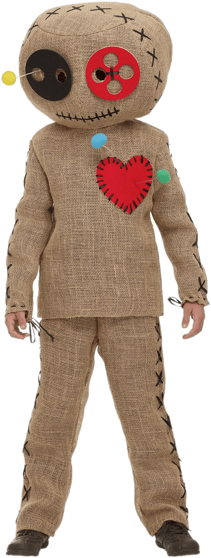 Voodoo Doll Costume Person PNG image