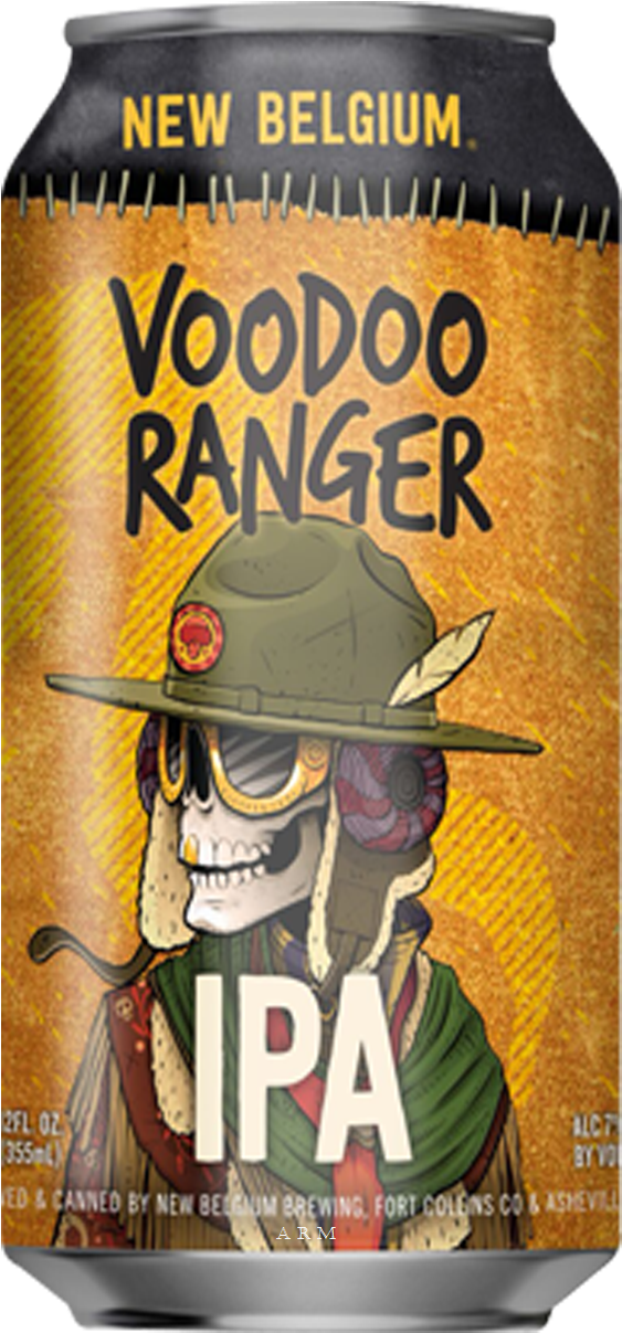 Voodoo Ranger I P A Beer Can PNG image
