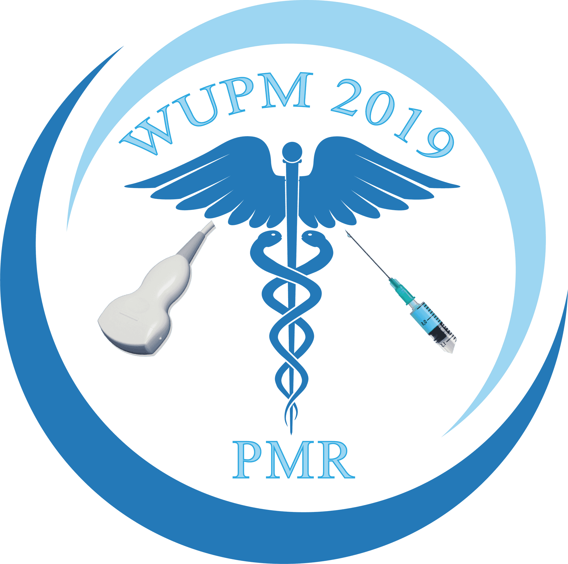 W U P M2019 Medical Conference Logo PNG image