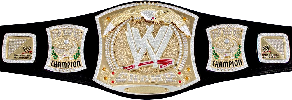 W W E Championship Belt Design PNG image