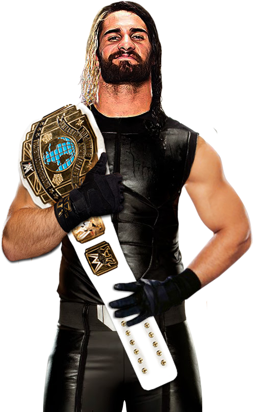 W W E Championwith Intercontinental Belt PNG image