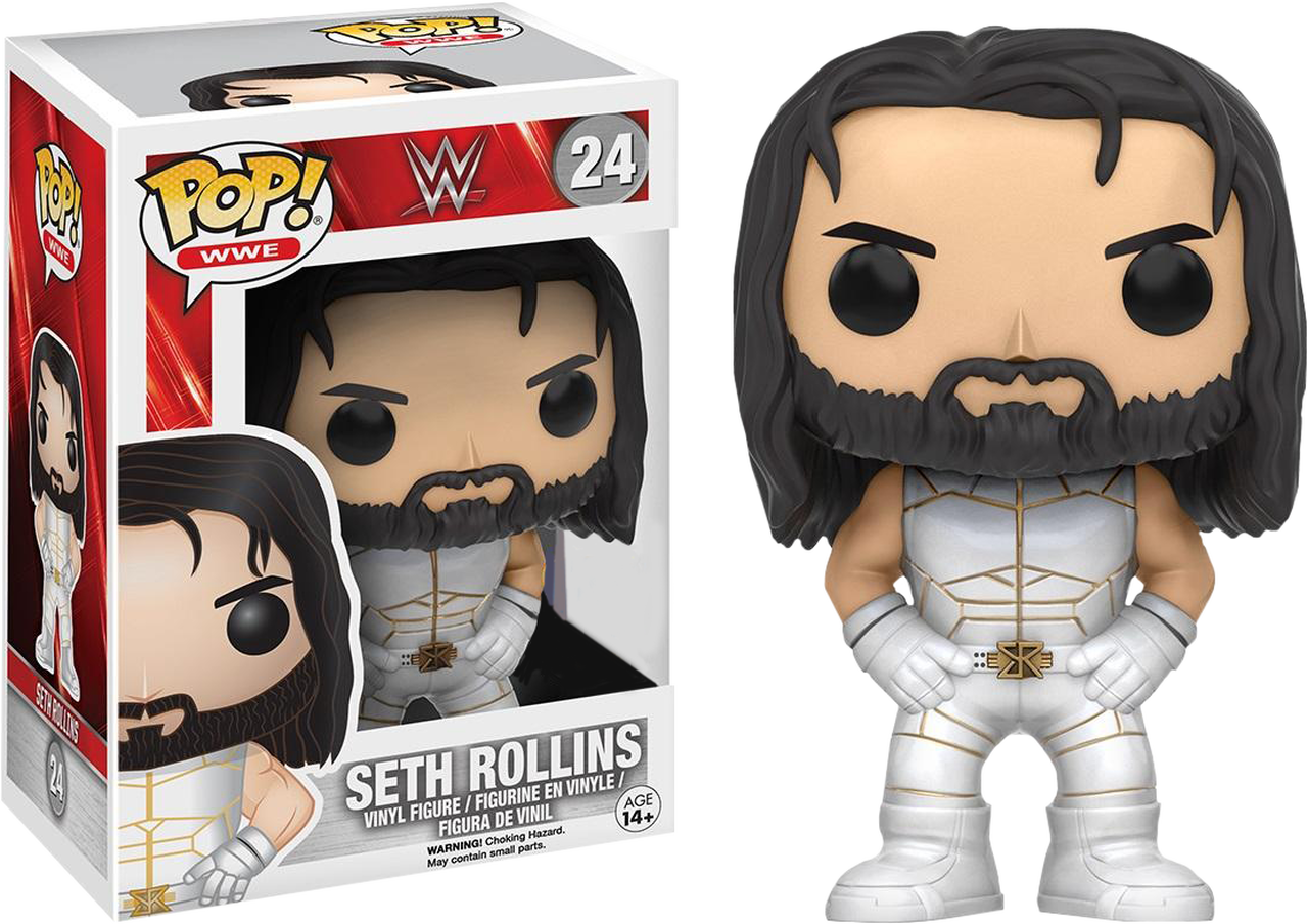 W W E Seth Rollins Funko Pop PNG image