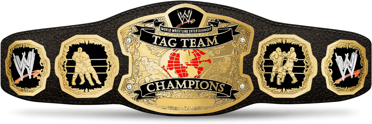 W W E_ Tag_ Team_ Championship_ Belt PNG image