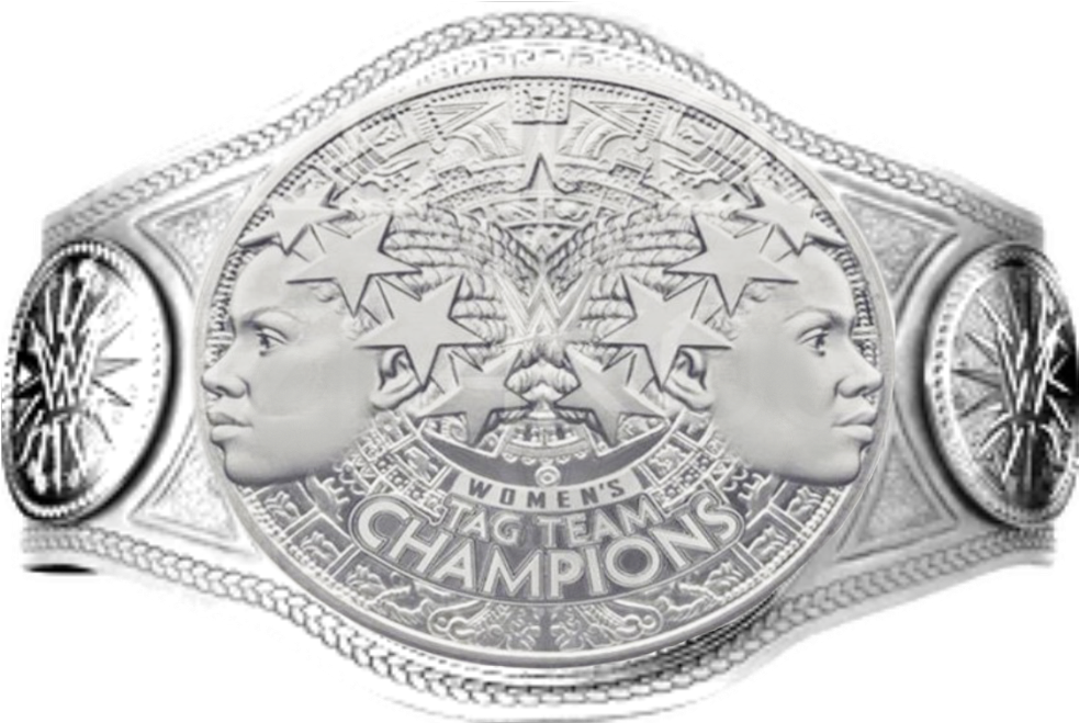 W W E Womens Tag Team Championship Belt PNG image