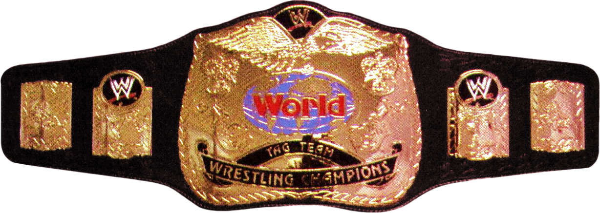 W W E World Tag Team Championship Belt PNG image