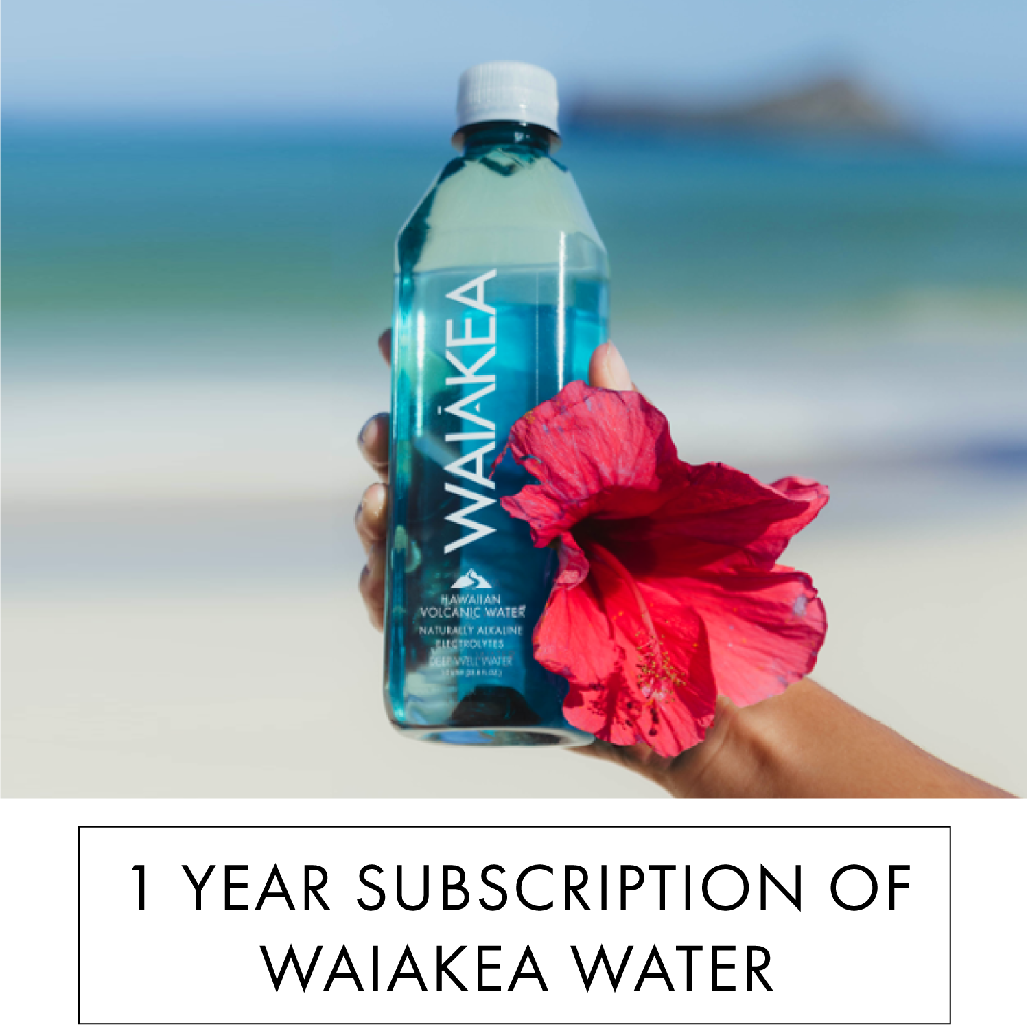 Waiakea Water Subscription Beach Background PNG image