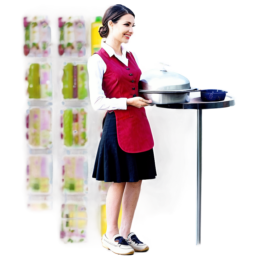 Waitress C PNG image