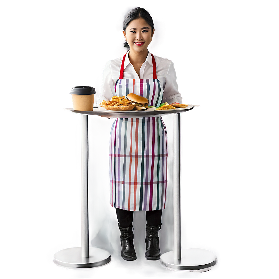 Waitress In Fast Food Chain Png Hbm PNG image