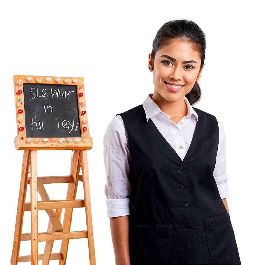 Waitress In Uniform Png Egi PNG image