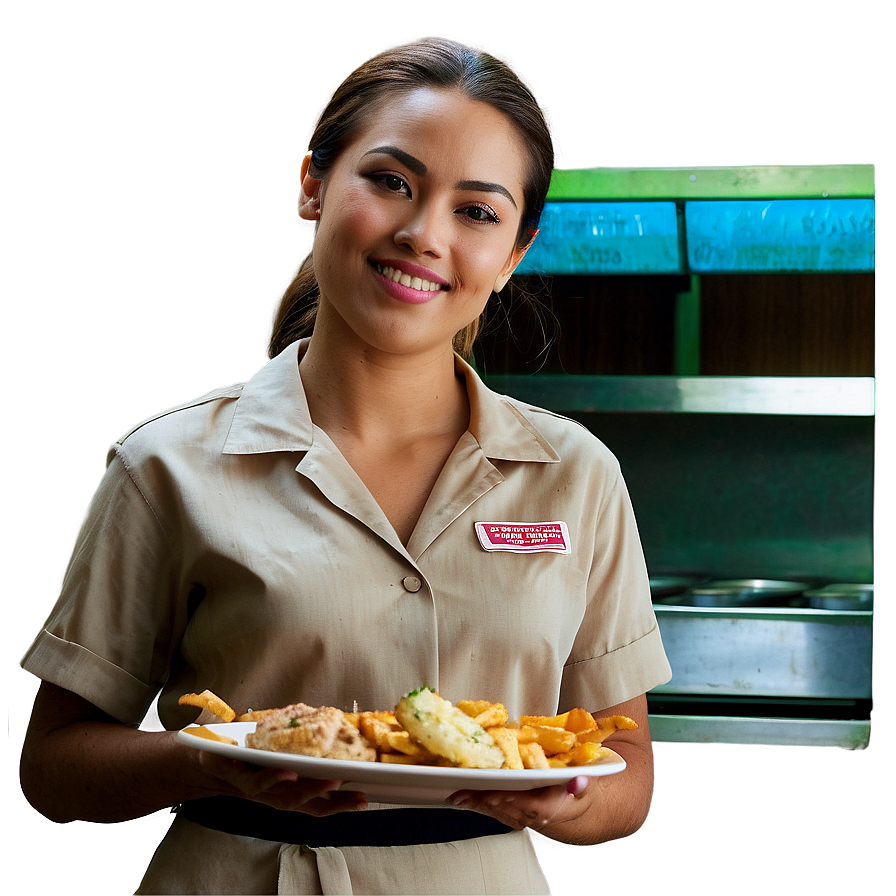 Waitress On Duty Png 36 PNG image